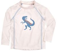 Playshoes Unisex Kinder Langarmshirt Rash-Guard-Shirt, Lang Ecru Dino, 122-128