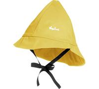 Playshoes Unisex Kinder Regen-mütze Gefüttert Wind- Und Wasserdichter Regenhut Regenbekleidung, Gelb Baumwollfutter, 47 EU