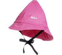 Playshoes Unisex Kinder Regen-mütze Gefüttert Wind- Und Wasserdichter Regenhut Regenbekleidung, Pink Baumwollfutter, 49 EU