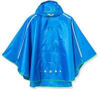 Playshoes Unisex Kinder Regenponcho faltbar Regenjacke, blau 7, L