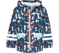 Playshoes Unisex Kinder Regenjacke Outdoorjacke, Allover Katze, 110 cm