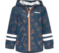Playshoes Unisex Kinder Regenjacke Outdoorjacke, Waldtiere Marine, 92 cm