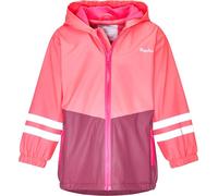 Playshoes Unisex Kinder Regenmantel Regenjacke Fleecefutter, Beere/Pink, 140 cm