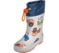 Playshoes Kindergummistiefel TRAKTOR grau mit Stulpe 21