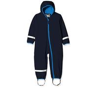 Playshoes Unisex Kinder Softshell-Overall Fleece Gefüttert Outdoor-Jumpsuit, marine, 98