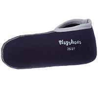 Playshoes Mädchen Stiefel-Socke Füßlinge – Blau – 22W/23L