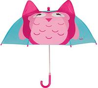 Playshoes Regenschirm EULE in türkis/pink, maedchen