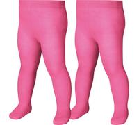 Playshoes Unisex Kinder Thermo-strumpfhose Warme Strumpfhose, pink Doppelpack,50-56