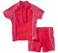 Playshoes UV-Schutz Bade-Set Punkte rot - Mädchen - Gr. 86
