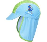 Playshoes - Kid's UV-Schutz Mütze Dino - Cap, Gr. 51 cm, türkis (Blau/Grün)
