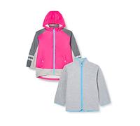Playshoes Unisex Kinder Wasserdichte Funktions-jacke 3 In 1 Regenmantel Regenjacke Regenbekleidung, neonpink,116