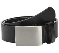 Playshoes Unisex Leder-gürtel Leder-Gürtel 30 Mm Breite, Schwarz 30mm Breite, 60