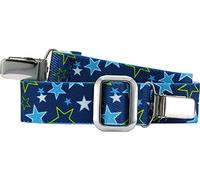 Playshoes Kinder Elastik-Gürtel Clip Sterne Blau-74-110