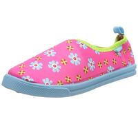 Playshoes UV-Schutz Aqua-Slipper Blumen, Aqua Schuhe, Pink (pink 18), 18/19 EU (2/3 Child UK)