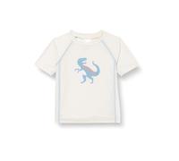 Playshoes UV-Schutz Bade Shirt Unisex Kinder Schwimmshirt Badebekleidung, Dino Ecru, 74/80