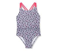 Playshoes UV-Schutz Badeanzug Mädchen Schwimmanzug Badebekleidung, grau Leo, 146/152