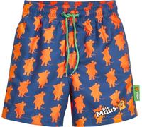 Playshoes Jungen Badehose Boardshorts, DIE Maus Pirat, 122/128 cm