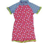 Playshoes UV-Schutz Einteiler Unisex Kinder Badeanzug Schwimmanzug Badebekleidung, Blumen, 86/92