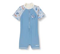 Playshoes UV-Schutz Einteiler Unisex Kinder Badeanzug Schwimmanzug Badebekleidung, Dino Allover, 74/80