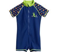 Playshoes UV-Schutz Einteiler Unisex Kinder Badeanzug Schwimmanzug Badebekleidung, Krokodil, 86/92