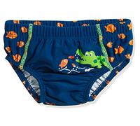Playshoes UV-Schutz Windelhose Unisex Kinder Badehose Schwimmhose Badebekleidung, Krokodil, 74/80