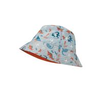 Playshoes Wende-Sonnenhut "Dino" in Orange - Größe 55 cm | Kindermuetzen