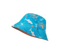 Playshoes - Kid's UV-Schutz Fischerhut Meerestiere - Hut, Gr. L-XL 55 cm, blau (Turquoise)