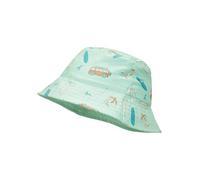 Playshoes Wende-Sonnenhut "Surf-Bus" in Mint - Größe 55 cm | Kindermuetzen