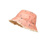 Playshoes Wende-Sonnenhut "Surfbrett Palme" in Rosa - Größe 53 cm | Kindermuetzen