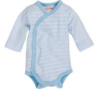 Schnizler Wickelbody Ringel, in weiß/bleu, Größe 50