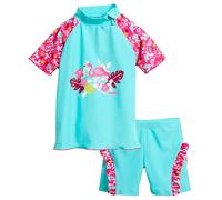 Playshoes zweiteilig Schwimmshirt Badeshorts Badebekleidung Unisex Kinder,Flamingo,74-80
