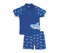 Playshoes zweiteilig Schwimmshirt Badeshorts Badebekleidung Unisex Kinder,Hai,74-80