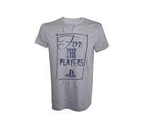 Playstation T-Shirt -XL- Vintage Logo, grau