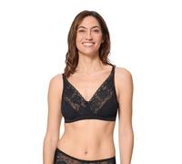 Playtex BH New Flower Elegance ohne Bügel für Damen x1 Schwarz 80D