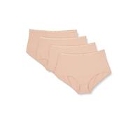 Playtex Brief Damen Midislip aus Bio-Baumwolle x4 Beige XL