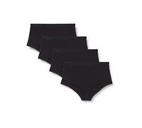 Playtex Brief Damen Midislip aus Bio-Baumwolle x4 Schwarz XL