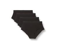 Playtex Brief Damen Midislip aus Bio-Baumwolle x4 Schwarz XXL