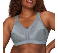 PLAYTEX Damen 18 Hour 4693, Comfort-Strap Wireless, Full-Coverage Bra, Single Or 2-Pack BH, New Rain Cloud, 80B