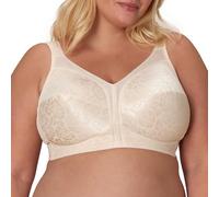 PLAYTEX Damen 18 Hour Comfort-Strap Wireless, Full-Coverage Bra, Single Or 2-Pack BH mit voller Abdeckung, Undurchsichtige, Natürliches Beige, 80E