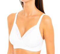 Playtex Damen Feel Good Support Soutien-gorge Sans Armatures BH, Weiß (Blanc 000), 85E (Herstellergröße: Taglia Produttore 100E)