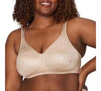Playtex Damen Kabelloser, 18 Stunden Übergrößen-BHS Erhältlich, Ultimativer Lift, Feuchtigkeitstransport, Einzel-Oder 2er-Pack BH, Undurchsichtige, Mandeltiere, 80D