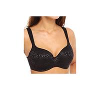 Playtex Damen Secrets Body Revelations Underwire Bras, Schwarzer Jacquard, 90E EU