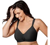 Playtex Damen Secrets Perfect Smooth Wire Free Full Coverage BH #4707 - Schwarz - 80DD