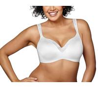 Playtex Damen Secrets Volldeckender Bügel, Balconette-t-Shirt Volle Figuren BH, Undurchsichtige, Weiss/opulenter Garten, 80D