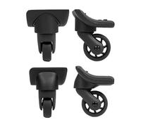 PLCPDM 4 Stücke Gepäckräder Ersatz Reise Koffer Caster Reparatur Koffer Tasche Teile 360 Grad Rotation Spinner Gepäck Ersatz