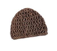 PLCPDM Durchbrochene Mütze ohne Krempe, gehäkelter Totenkopf, ausgehöhlter Strick für Frauen, zum Schlafen, Haarnetz, Snood, modische, atmungsaktive Kopfbedeckung, gestrickt für besondere Anlässe