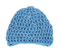 PLCPDM Durchbrochene Mütze ohne Krempe, gehäkelter Totenkopf, ausgehöhlter Strick für Frauen, zum Schlafen, Haarnetz, Snood, modische, atmungsaktive Kopfbedeckung, gestrickt für besondere Anlässe