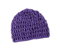 PLCPDM Durchbrochene Mütze ohne Krempe, gehäkelter Totenkopf, ausgehöhlter Strick für Frauen, zum Schlafen, Haarnetz, Snood, modische, atmungsaktive Kopfbedeckung, gestrickt für besondere Anlässe