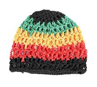 PLCPDM Durchbrochene Mütze ohne Krempe, gehäkelter Totenkopf, ausgehöhlter Strick für Frauen, zum Schlafen, Haarnetz, Snood, modische, atmungsaktive Kopfbedeckung, gestrickt für besondere Anlässe