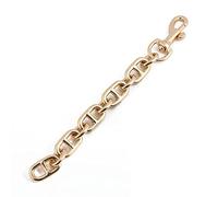 PLCPDM Metall Geldbörsen Kettenriemen für Schulter, Umhängetasche, Schlinge, Geldbörse, Handtasche, Kupplung, Ersatzgurte, Extender Zubehör, Strap Extender, Gold